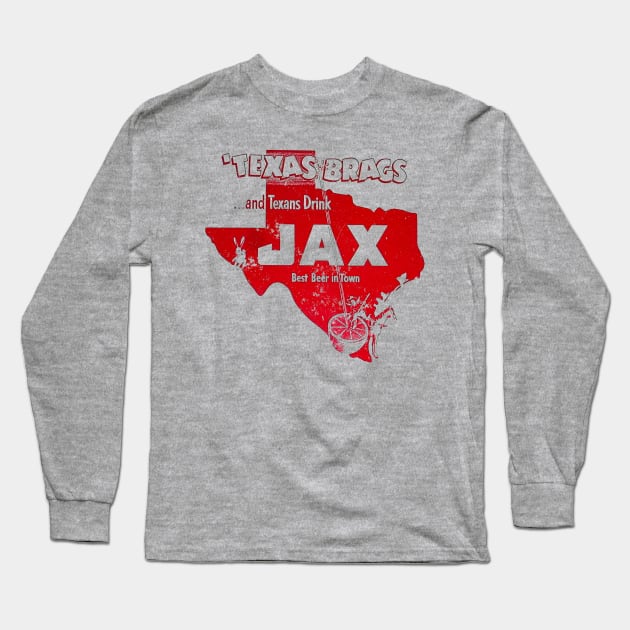 Jax Beer Long Sleeve T-Shirt by retrorockit